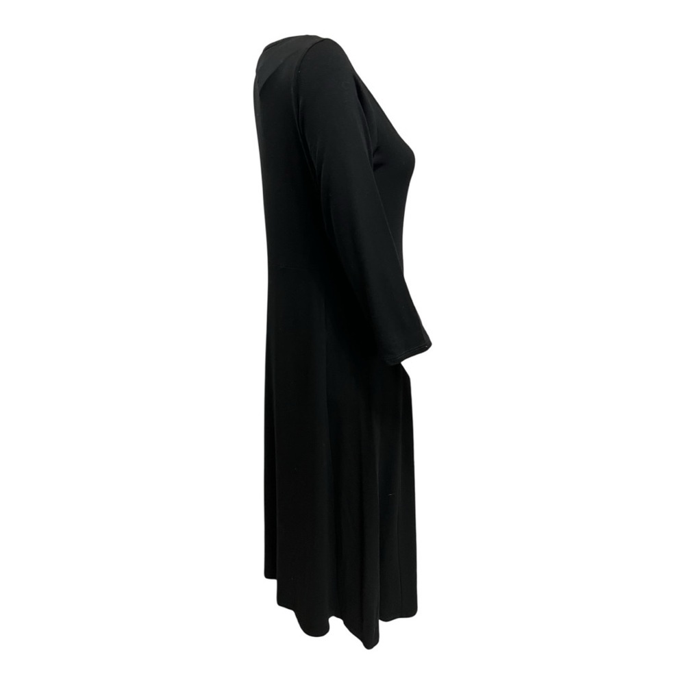 Eileen Fisher Viscose-Jersey Bateau-Neck Midi Dress - XS/TP - Picture 4 of 8